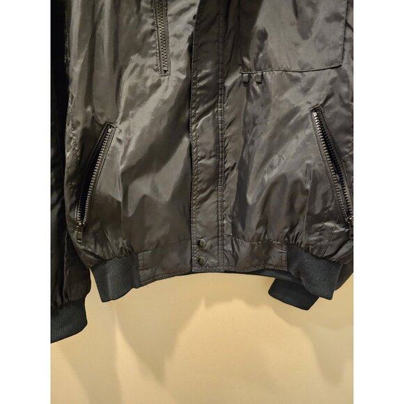 Men's Vintage Quaker State Racing Zip Up Jacket Black Size Medium - Picture 7 of 13